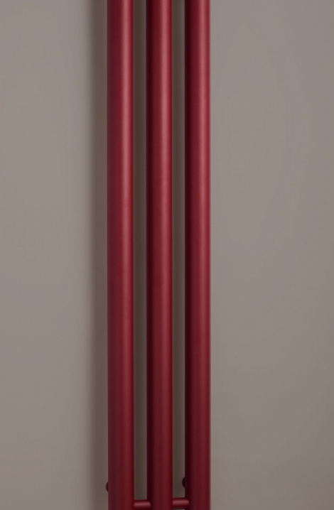 Kúpeľňový radiátor Rosendal  - bordó